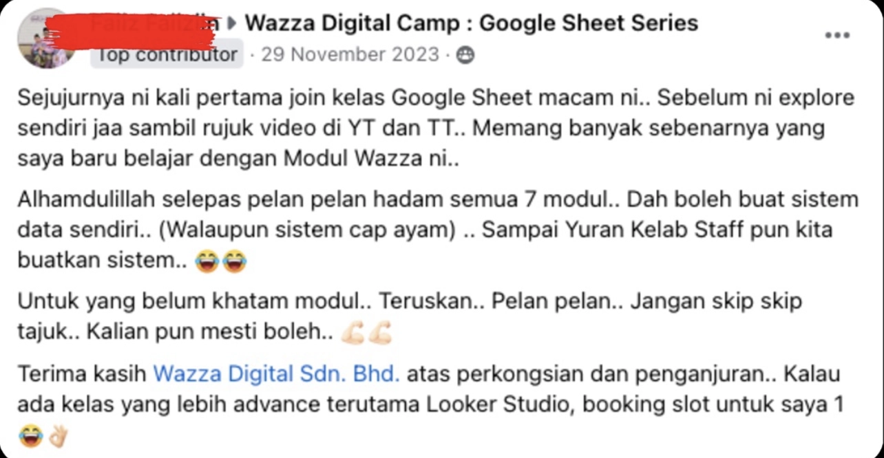 Screenshot feedback Muhd Fathi