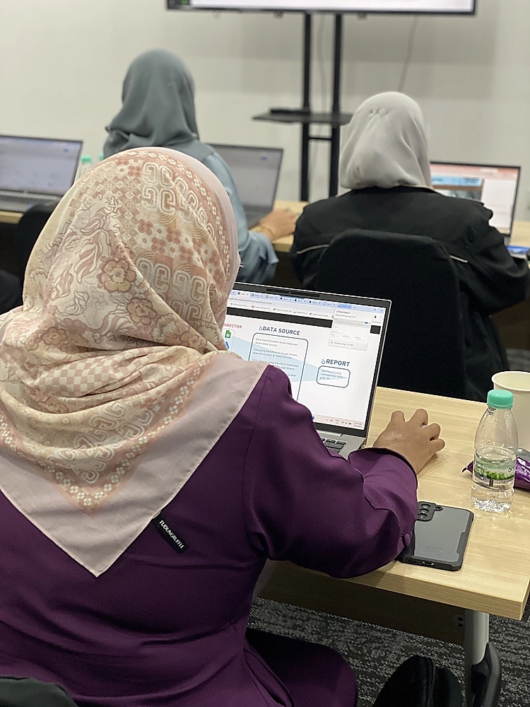 Sesi latihan Wazza Digital