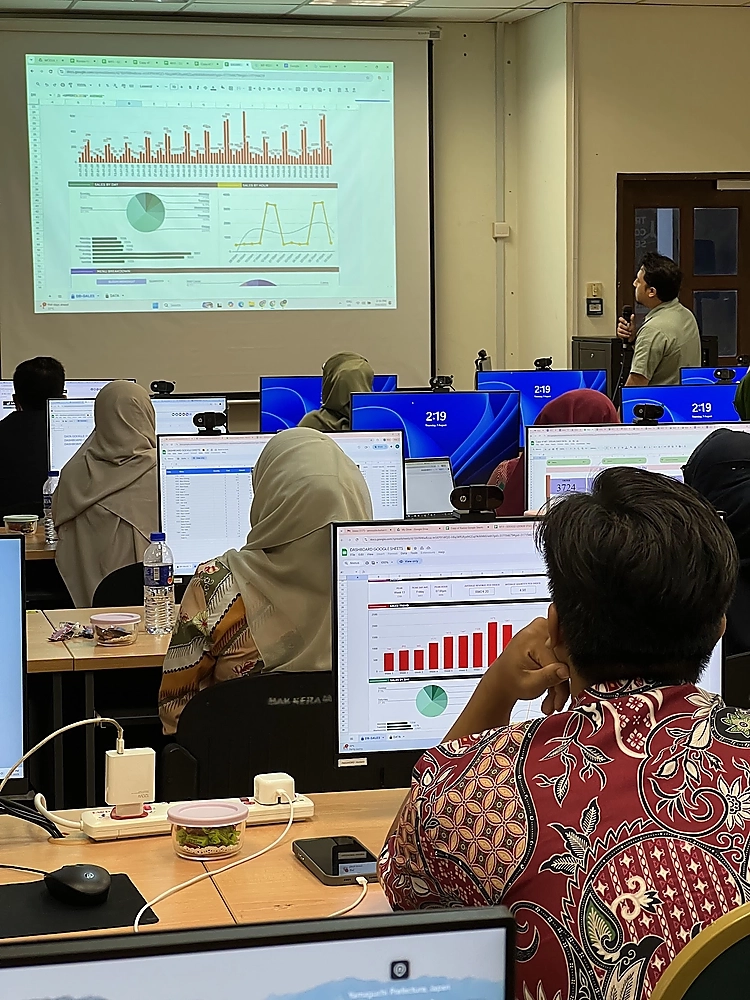 Sesi latihan Wazza Digital